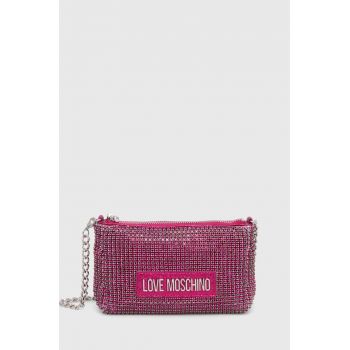 Love Moschino poseta culoarea roz, JC4046PP1LLP100A