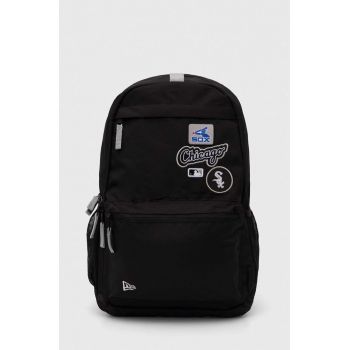 New Era rucsac MLB CHICAGO WHITE SOX culoarea negru, mare, cu imprimeu, 60358210