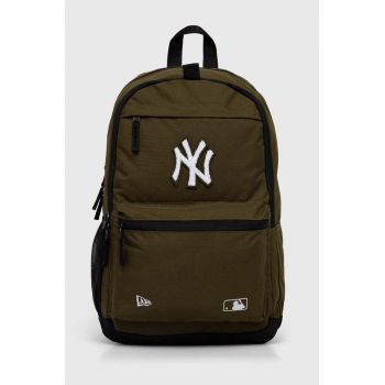 New Era rucsac MLB NEW YORK YANKEES culoarea verde, mare, cu imprimeu, 60503780