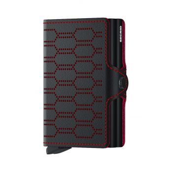 Secrid portofel culoarea rosu, TFu-Black-Red