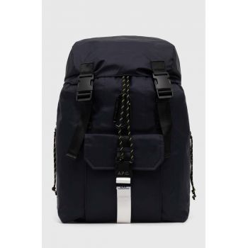 A.P.C. rucsac Sac A Dos Trek bărbați, culoarea bleumarin, mare, uni