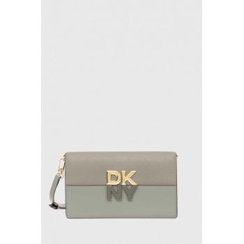 Dkny poseta culoarea verde, R42FKE32