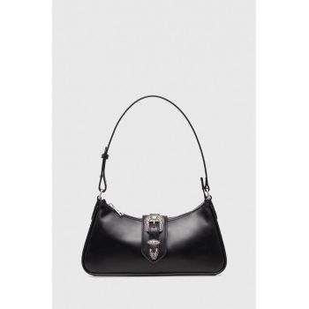 The Kooples poseta de piele culoarea negru, AFSA27005K