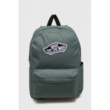 Vans rucsac culoarea verde, mare, cu imprimeu, VN000H4Y1CI1