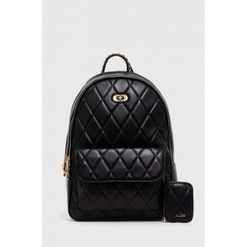 Aldo rucsac LUIGIA femei, culoarea negru, mare, neted, 13824537