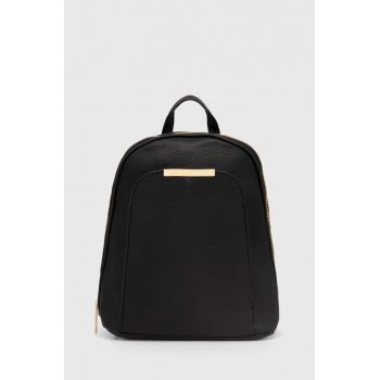 Answear Lab rucsac femei, culoarea negru, mic, neted