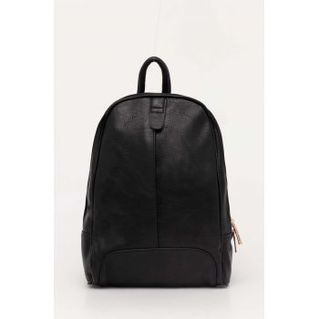 Answear Lab rucsac femei, culoarea negru, mic, neted