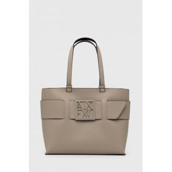 Armani Exchange poseta culoarea bej, 949138 0A874