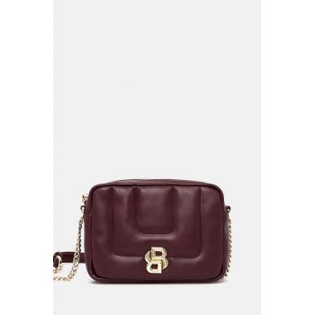 BOSS poseta culoarea bordo, 50523349