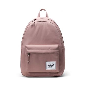 Herschel rucsac Classic Backpack culoarea roz, mare, neted