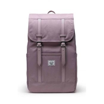 Herschel rucsac Retreat Backpack culoarea violet, mare, neted