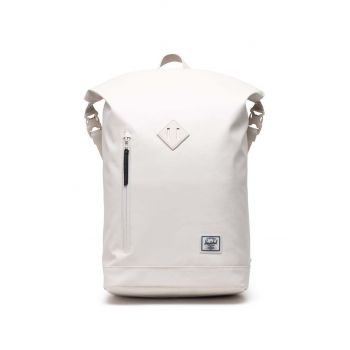 Herschel rucsac Roll Top Backpack culoarea bej, mare, neted