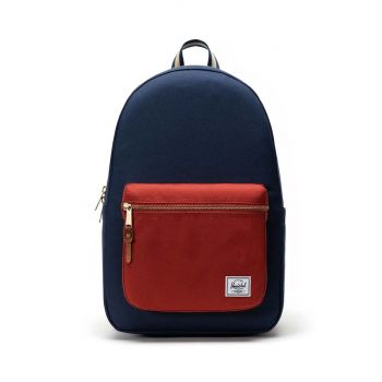 Herschel rucsac Settlement Backpack culoarea negru, mare, neted