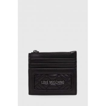 Love Moschino portofel femei, culoarea negru, JC5685PP1LLA0000