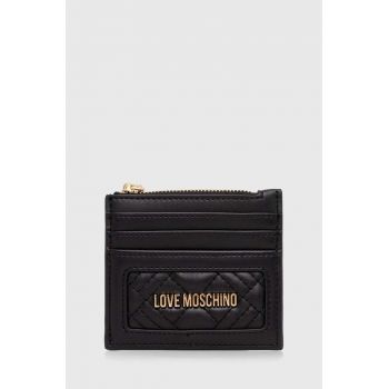 Love Moschino portofel femei, culoarea negru, JC5685PP1LLA0000 de firma original