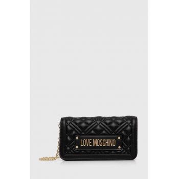 Love Moschino poseta culoarea negru, JC5681PP1LLA0000