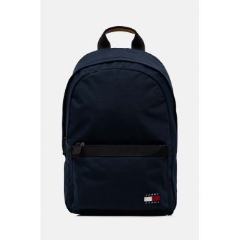 Tommy Jeans rucsac barbati, culoarea albastru marin, mare, neted, AM0AM12407