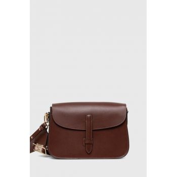 Weekend Max Mara poseta de piele culoarea maro, 2425516174600