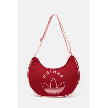 adidas Originals poseta fete SHOULDERBAG culoarea rosu, IY6684