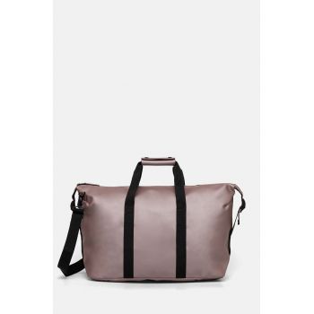 Rains geanta Hilo Weekend Bag W3 culoarea roz, 14200-37