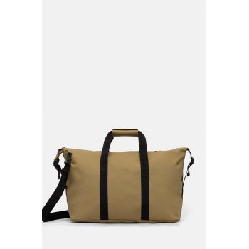 Rains geanta Hilo Weekend Bag W3 culoarea verde, 14200-44