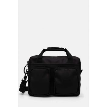 Rains geanta laptop Texel Tech Bag W3 culoarea negru, 14250-01