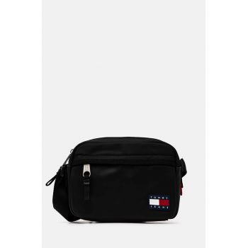 Tommy Jeans borseta culoarea negru, AM0AM12396