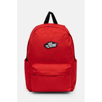 Vans ghiozdan copii Old Skool Grom Backpack culoarea rosu, mare, neted, VN000H56IZQ1