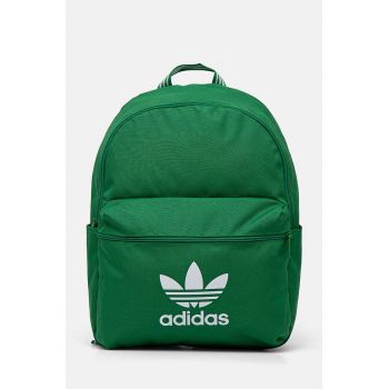 adidas Originals rucsac Adicolor culoarea verde, mare, cu imprimeu, IW1781