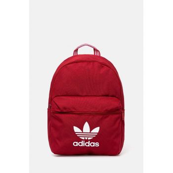 adidas Originals rucsac culoarea rosu, mare, cu imprimeu, IX7455