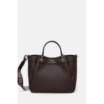 Armani Exchange poseta culoarea maro, 942911 CC783