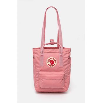 Fjallraven geantă Kanken Totepack Mini culoarea roz, mic, neted, F23711.312