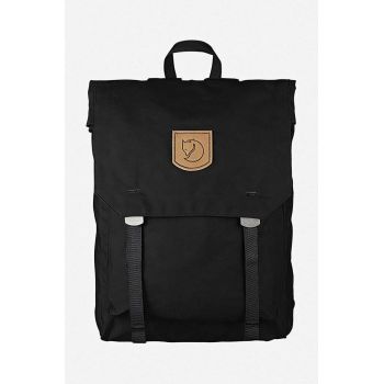 Fjallraven rucsac Foldsack No. 1 culoarea negru, mare, neted, F24210.550