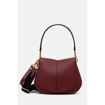 Gianni Chiarini poseta de piele HELENA ROUND culoarea bordo, BS 11086 TKL-NA