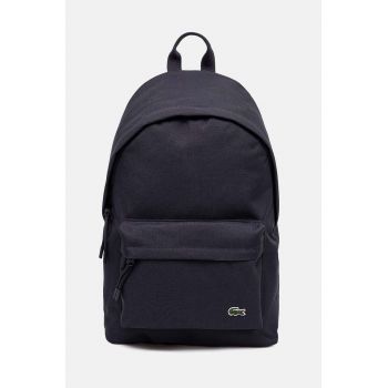 Lacoste rucsac culoarea albastru marin, mare, neted, NU4592NE