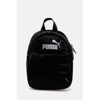 Puma rucsac femei, culoarea negru, mic, cu imprimeu, 90652