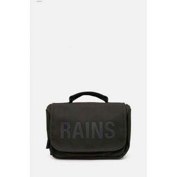 Rains portfard Texel Wash Bag W3 culoarea verde, 16310-03