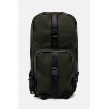 Rains rucsac Trail Rucksack W3 culoarea verde, mare, neted, 14350-03