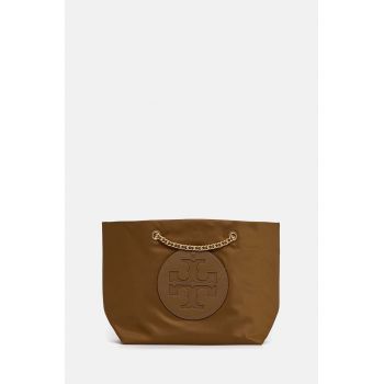 Tory Burch poseta Ella Chain culoarea verde, 152313