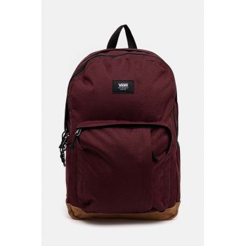 Vans rucsac culoarea bordo, mare, neted, VN000HRH4QU1