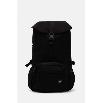 Vans rucsac culoarea negru, mare, neted, VN000HRFBLK1