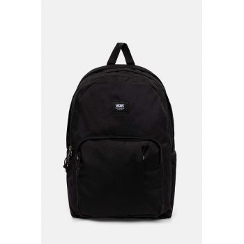 Vans rucsac culoarea negru, mare, neted, VN000HRHBLK1