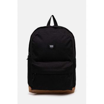 Vans rucsac culoarea negru, mare, neted, VN000HRJBLK1