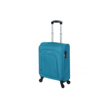 Troler Cabina - 4 Roti - ZC 444 - 55 cm - Turcoaz