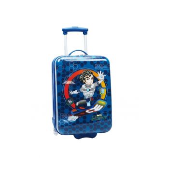 Troler Copii - ABS/Policarbonat - 2 Roti - Boy Brave - SW75118B - 48 cm Bleumarin