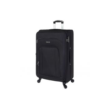 Troler Mare - Extensibil - 4 Roti - ZC 444 - 78 cm - Negru