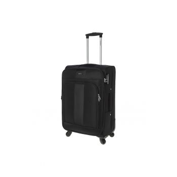 Troler Mediu - Extensibil - 4 Roti - ZC 615 - 66 cm - Negru