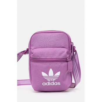 adidas Originals borseta Adicolor culoarea violet, IX7472