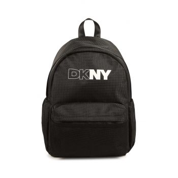 Dkny ghiozdan copii culoarea negru, mare, cu imprimeu, D62061