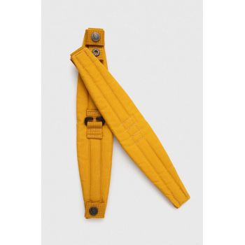 Fjallraven umeri Kanken culoarea galben, mic, neted